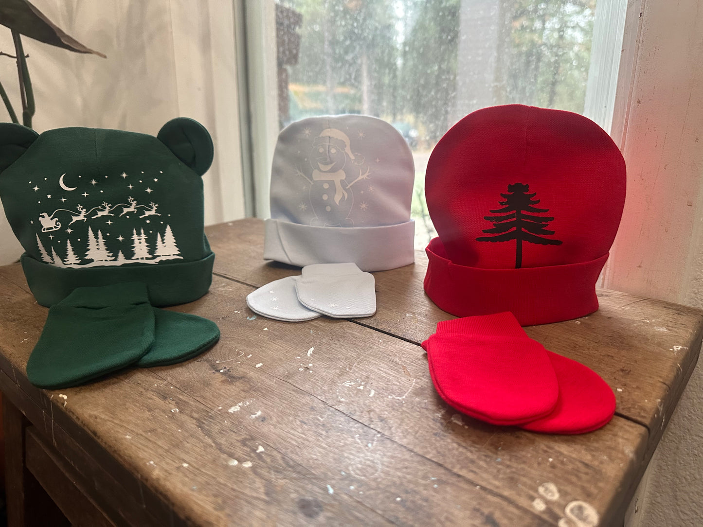 Kids Hat and mitt sets